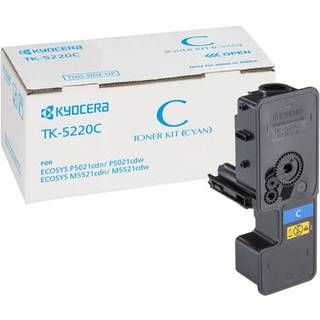 KYOCERA TK-5220C tonerpatron 1 stk Original Blå