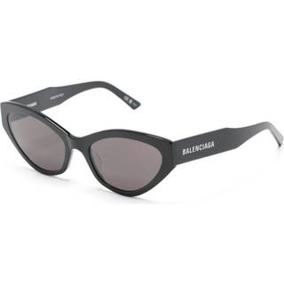 Balenciaga BB0306S Asian Fit 001 57 Solbriller Kvinder Black - Black - 57mm
