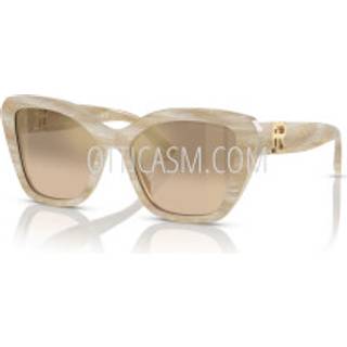 Ralph Lauren RL8216U THE ISABEL 61076Y 55 Solbriller Kvinder Hvid - Ivory White Horn - 55mm