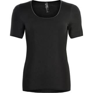 Schiesser t-shirt, sort, Størrelse: 36, Dame