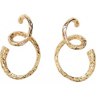 Pico Curl Beat Øreringe 24 kt. Forgyldt Sølv N01003-FG - Dame - 925 Sterling Silver