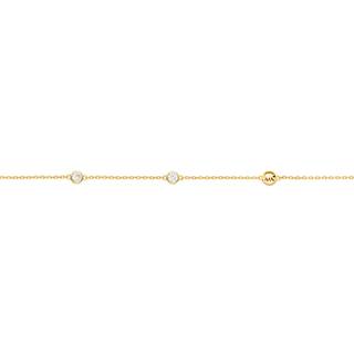 Michael Kors Premium Halskæde 18 kt. Forgyldt Sølv MKC1714CZ710 - Dame - 925 Sterling Silver