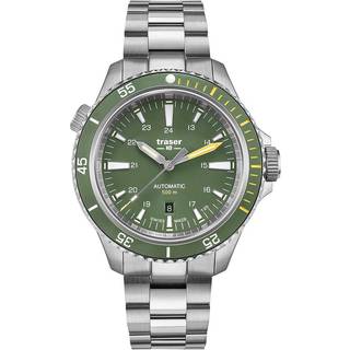 Traser H3 110328 P67 Diver Automatik Green Herrenuhr 46mm 50ATM