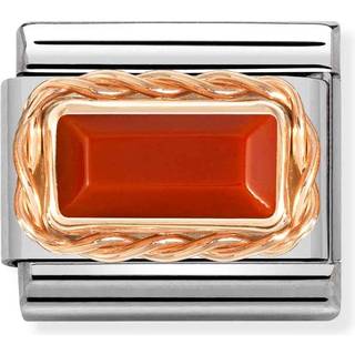 Nomination Red Coral Baguette Stone Charm