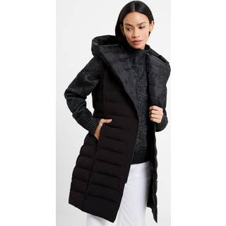 French Connection French Connection Black Midi Puffer Gilet