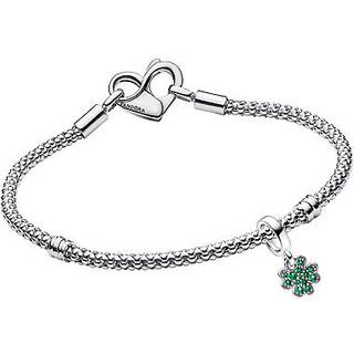 Pandora 15840 Damen-Armband Vierblättriges Kleeblatt Starter-Set