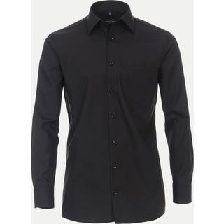 CasaModa Herren Hemd schwarz Comfort Fit