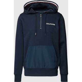 Tommy Hilfiger Mix Media Hoodie Navy