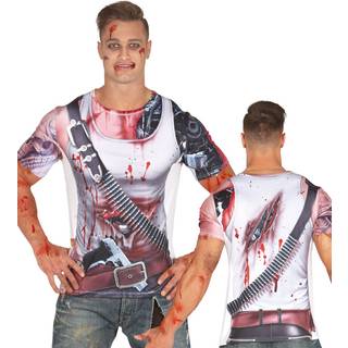 Blutiges Cyborg T-Shirt One Size