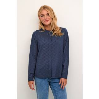 KAFFE Rose Skjorte Midnight Marine Blå-42