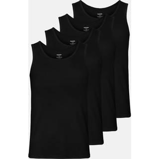 Tanktop 4-pak | Bambusviskose | Sort
