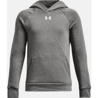 Sweatshirt med hætte Under Armour UA Rival Fleece Hoodie-GRY 1379792-025 Størrelse YXS