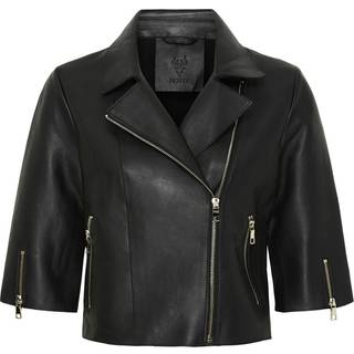 Notyz Cropped Jacket 11226 Black with light gold