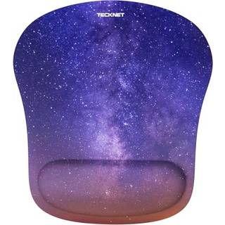 Tecknet Mouse Pad with Wrufor Support Ergonomic Gaming Mouse Pad Pain Relief Portable Bekväm Mousepad för dator bärbara kontor hem - icke -halk b