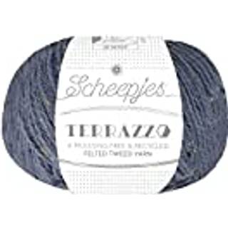 Scheepjes Terrazzo 732 Acciaio Indhold: 70% genanvendt uld og 30 % genanvendt viskose Vægt/længde: 50 gram = ca. 175 meter Anbefalede pinde: 4.00 mm Strikkefasthed: 10 cm x 10 cm = 27 m x 35 p Vaskes i hånden ved 30°C / Tåler ikke tørretumbler / Tørres fladt.