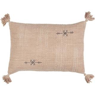 Ib Laursen Sada m. broderi og kvaste pudebetræk 40x60 cm rosa