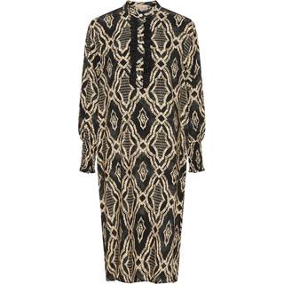 Marta Du Chateau dame kjole MdcGry 28530-1 - Black - S/M