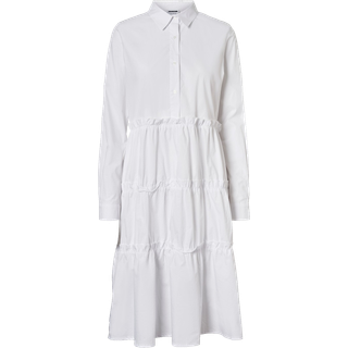 Noisy May Dame Kjole - Bright White - S