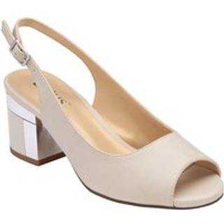 Lotus Lotus Nude Peep Toe Slingback Sandals