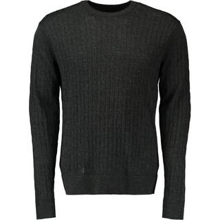 Mens cable merino modern fit