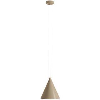 Hængelampe Form, beige, metal, Ø 24 cm, kegle, E27