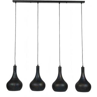 ZIJLSTRA Hængelampe Bombur, dæmpbar, Sort, Stue/spisestue, Metal