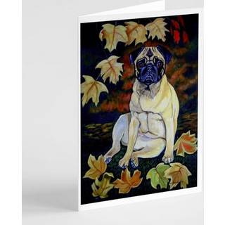 Fawn mug i efterårsblade lykønskningskort og konvolutter pakning af 8