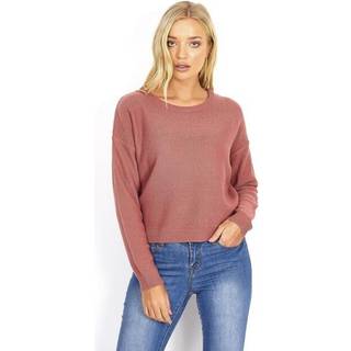 Brave Soul Langærmet strik - Dusty Pink - XS