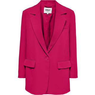 Lana-Berry Oversized Blazer - Love Potion - 38 - ONLY