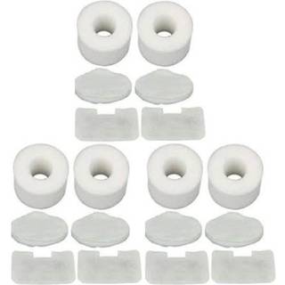 Nispira -filtersæt kompatibelt med Shark NV42 Deluxe lodret støvsuger sammenlignet med del #XFF36. Passer til UV402 UV410 NV36 NV36A NV42 NV44 NV