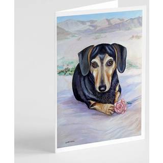 Sort og fløde tax lykønskningskort og konvolutter pakning på 8