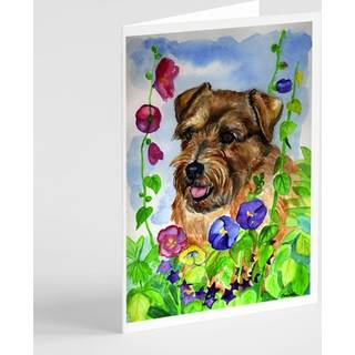 Norfolk Terrier lykønskningskort og konvolutter pakning af 8