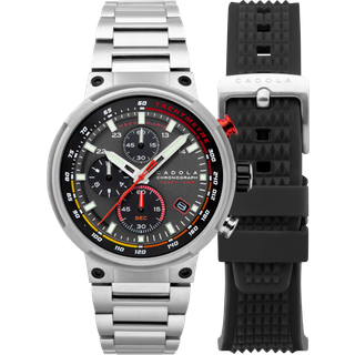 Cadola Surtees Chronograph CD-1028-11 - Herre - 44 mm - Analog - Quartz - Mineralglas