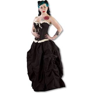 Elegantes Vollbrustkorsett mit Rüschen XL / 42