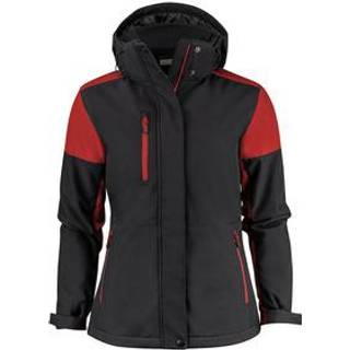 Printer Prime 2261072 Prime polstret softshell dame Black/Red XS
