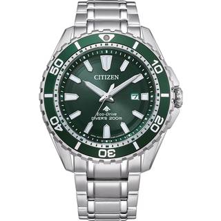 Citizen BN0199-53X Promaster Eco-Drive Taucheruhr Stahl/Grün