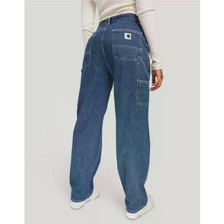 W' Pierce Pant Straight Maverick - Blue Stone Washed - Carhartt WIP - Blå 25