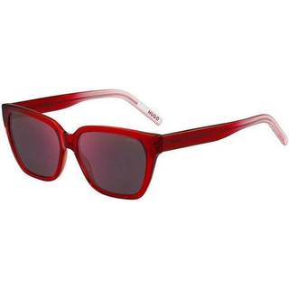 HUGO HG 1264/S 92Y/AO 56 Solbriller Kvinder Rød - Transparent Red - 56mm