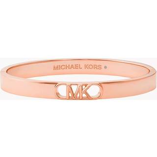 MK Precious Metal-Plated Brass Empire Logo Bangle - Rose Gold - Michael Kors - ONE SIZE