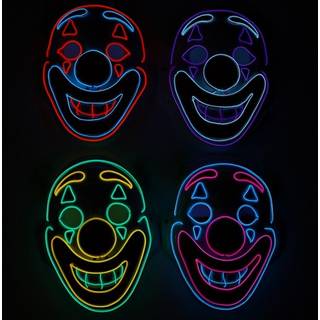 LED String Clown Maske