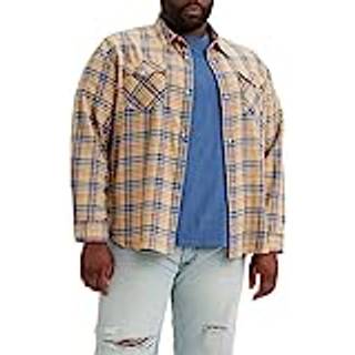 Levi's® Herren Overshirt blau,braun kariert