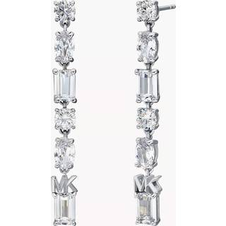 MK Precious Metal-Plated Sterling Silver Drop Earrings - Silver - Michael Kors - ONE SIZE