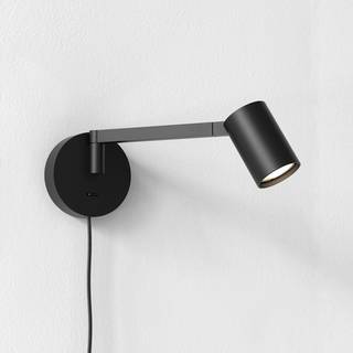 Astro Ascoli Swing Plug-In sengelampe LED GU10 mat sort