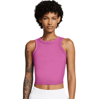 Kort Nike One Fitted Dri-FIT-tanktop til kvinder - rød - XS (EU 32-34)