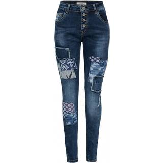 Jewelly dame jeans JW7021 - Denim Blue - XS
