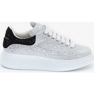 McQueen Oversized embellished leather sneakers - white - EU 36.5