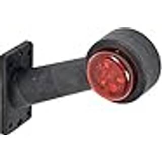 Slingrelygter LED Hvid/Rød 12V/24V - Totallængde 150mm. - Til Højre Side 1 stk.