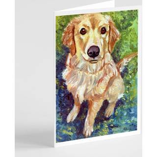 Golden Retriever Patience lykønskningskort og konvolutter pakning af 8