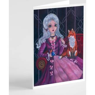 Te Time Fox lykønskningskort og konvolutter pakning af 8