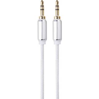 Dacota Platinum Mini jack-kabel han-han 10M, hvid